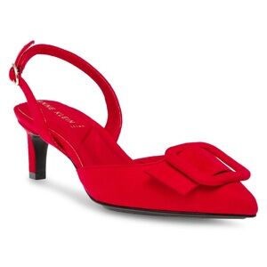 Anne Klein Women's Red Slingback Heels